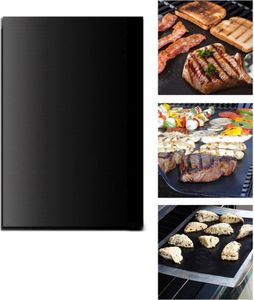 BBQ Grillmatten 50x40 cm mit Antihaft Teflon Beschichtung Zum Grillen für Gasgrill Holzkohle Lebensmittelkonform
