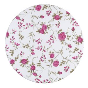 Maximex Spann-Tischdecke Rose, Schützt vor Schmutz & Flecken, Verrutscht Nicht, Wetterbeständig, Für runde Tische mit Ø70-86 cm