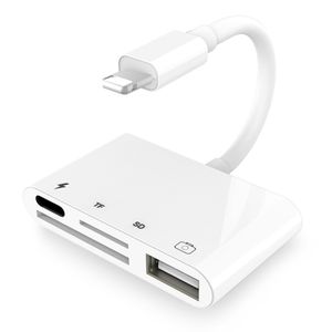 4in1 iPhone iPad zu USB Kamera Adapter Kit Blitz zu USB OTG Adapterkabel (THT-011)