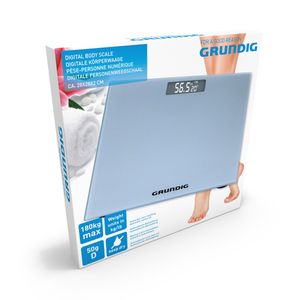 Grundig Personenwaage Digital - Waage Personen bis 180 kg - Mzda