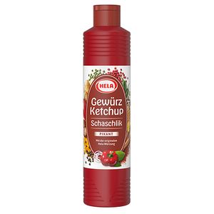 Ketchup z przyprawami Hela do szaszłyków ze specjalną przyprawą 800ml