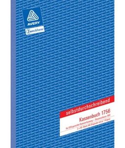 AVERY Zweckform Formularbuch "Kassenbuch" DIN A4 2 x 40 Blatt