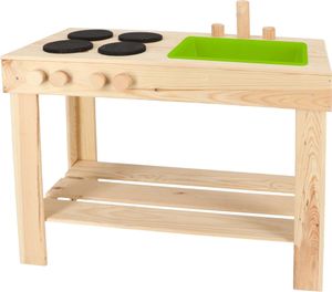 Esschert Design Spielzeugküche - Matschküche S 78 cm - Holz & Kunststoff