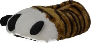Home Comfort Kinder-Fun-Hausschuh Tiger Braun-Weiß-Schwarz, Farbe:braun, EU Größe:30
