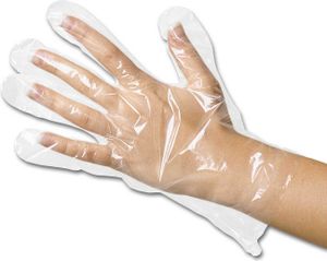 Comair Einweg Handschuhe Herren glatt 0,020x240x310mm 100 Btl Einweghandschuhe