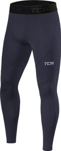 TCA Herren Pro Performancance Leggings, Kompressionshose, Sporthose, Lang - Dunkelgrau, S