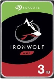 Seagate IronWolf Festplatte - 3,5" Intern - 3 TB - SATA (SATA/600) - Conventional Magnetic Recording (CMR) Method - 5900U/Min