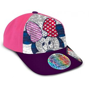 mütze Minnie Mouse Mädchen Baumwolle/Polyester rosa/violett