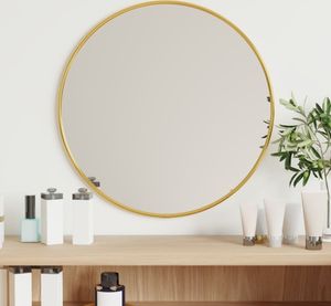 Wandspiegel Golden Ø 40 cm Rund
