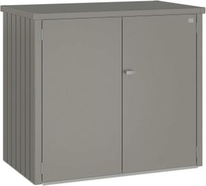 Mülltonnenbox Biohort Alex Duo 148 x 88 x 129 cm quarzgrau-metallic