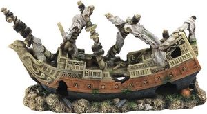 Aquariumdekoration aquatlantis versunkenes Schiff klein 46x15x24 cm