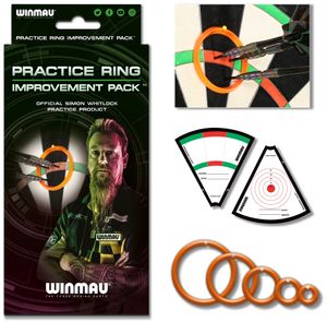 Winmau Simon Whitlock's Practice Ring Improvement Pack Dart Dart Trainings Ringe