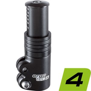 ERGOTEC Aheadverlängerung 117mm Erhöhung bis 78mm 1 1/8 Zoll schwarz glanz