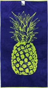 jilda-tex Strandtuch/Badetuch (Pineapple) 90x180 cm