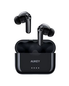 AUKEY »EP-T28« Bluetooth-Kopfhörer (Bluetooth, Wireless In-Ear-Ohrhörer, mit Kräftigem Bass, USB-C Quick Charge, IPX5 Wasserschutz, Integriertem Mikrofon, 25 Std. Laufzeit)