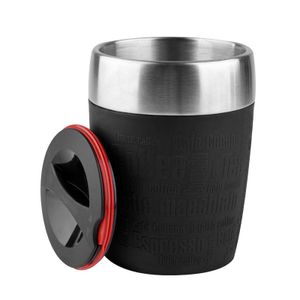 emsa Isolierbecher TRAVEL CUP 0,20 Liter Manschette schwarz