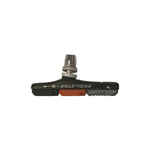 KOOL STOP Bremsschuh "Tectonic" Für V-Brake, Allwetter , 3-Komponenten Multi Compound Beläge (3-teilig), V-Pin-Halterung