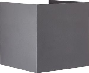 BRILLIANT dunkelgraue LED Außenwandleuchte Hilly | Up/Down Light | verstellbare Abstrahlwinkel | Metall/Glas | 6,5 Watt 700 Lumen 3000 Kelvin | IP44