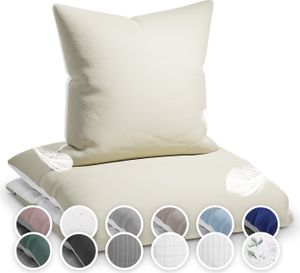 Sleepwise Bettwäsche 135x200 cm, Microfaser Bettwäsche  Getestet, Weicher Winter- und Sommer Bettbezug, Antistatisch & Atmungsaktiv, Allergiker Duvet Cover Bügelfrei, 1 Bett- und 1 Kissenbezug
