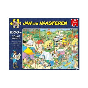 Jumbo 19086 Jan van Haasteren Camping im Wald 1000 Teile Puzzle