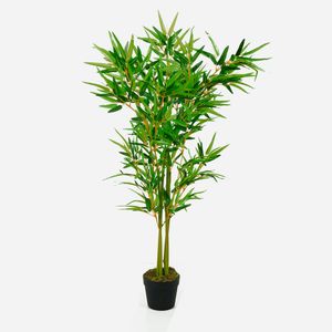 XL Kunstpflanze Kunstbaum 378 bis 1095 Blätter Bambus Zimmerpflanze