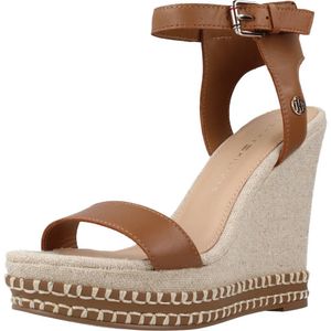 TOMMY HILFIGER ELEVATED SIGNATURE WEDGE Brown