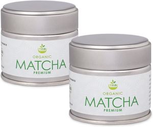 tea4chill Matcha Tee 60g. Original Grüntee-Pulver aus Japan (Präfektur Aichi). Verpackt in 2 hochwertigen Aromaschutzdosen zu je 30g Matcha.
