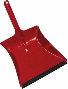 Siena Garden 904-55674 Kehrschaufel Metall lack. mit Lippe, rot