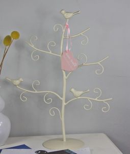 sass & belle Schmuckbaum Metall weiß Schmuckhalter Schmuckständer Vogel creme