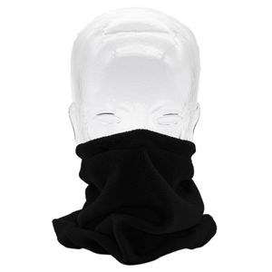 Multifunktionstuch Halstuch Schwarz Schlauchschal Rundschal Mundschutz Nasenschutz Tuch Maske Mütze Fleece
