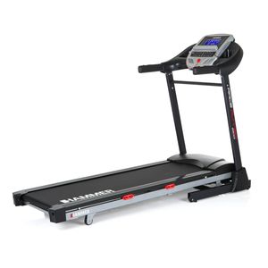 Hammer, Laufband Race Runner 2000M, 20 km/h, 26 Trainingsprogramme, Multifunktionscomputer, 2 PS, 3 Herzprogramme für Herz-Kreislauf-Training, bis Körpergewicht 130kg