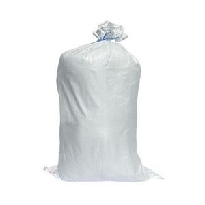 25x Schwerlastsack Gewebesack Hochwassersack Getreidesack Lagersack PP mit rotem Streifen 500 x 900 mm 30 kg weiss