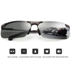 Polarisierte Sonnenbrille 100% UV Schutz Herren Sonnenbrillen für Fahr & Angeln & Sport UV 400 mit Frühling Scharniere, unzerbrechlich Farbe Gun-schwarz