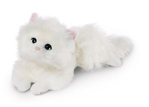 Nici 48091 weisse Katze Meowlina 45cm liegend Life is better with cats