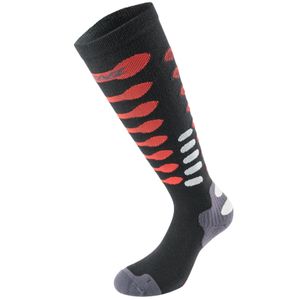 Lenz Compression 3.0 Merino Socken Farbe: Schwarz/Rot, Grösse: XL