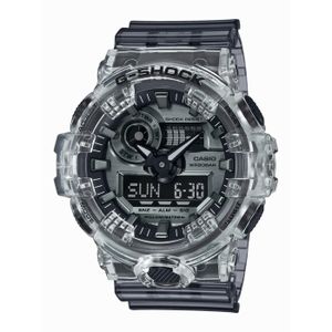 Casio G-Shock Uhr GA-700SK-1AER Armbanduhr transparent grau