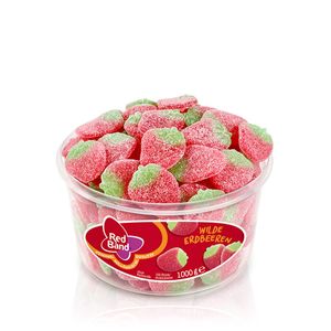 Red Band Wild Strawberries słodzona guma owocowa 1000g