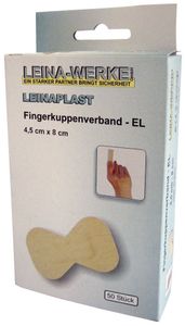 Leina-Werke 72251 Fingerkuppenverband - 50 Stück lose, 4,5 cm x 8 cm wasserfest