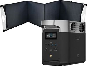 Ecoflow Delta 2 0% MwSt §12 III UstG 1024Wh Powerstation mit a-TroniX Solar Bag 200W