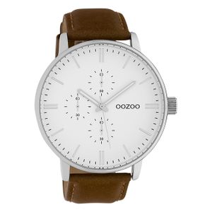Oozoo Damen Armbanduhr Timepieces Analog Leder dunkelbraun UOC10311