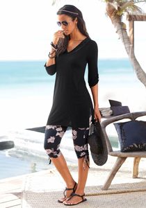LASCANA Longshirt schwarz Größe 36/38
