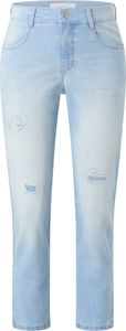 ANGELS CICI CROP SLIT SPARKLE bleached blue used destroyed bleached blue used destroyed 38