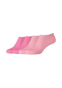 Camano Sneakersocken Invisible Baumwolle Fine im praktischen 4er Pack azalea pink 35-38