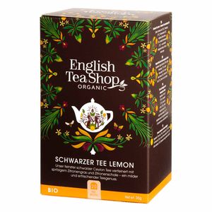 ETS - Schwarzer Tee Lemon, BIO, 20 Teebeutel