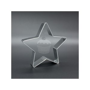 Ausstecher -  Sterne - 5-Spitzen - 11 cm  Smolík Material:: Metal, Farbe:: Silber