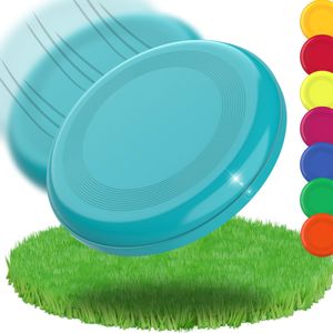 Frisbee Scheibe 'Space Flyer' Ø 22 cm - Wurfscheibe perfekt für Kinder, Erwachsene oder als Hundefrisbee - Spielzeug für Garten, Strand & Wasser - Teal