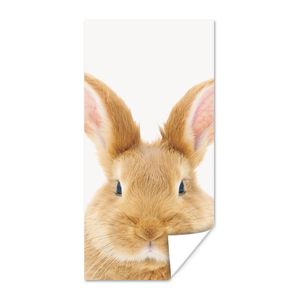MuchoWow® Poster Kinder - Kaninchen - Kind - Mädchen - Jungen 80x160 cm - Kinderzimmer
