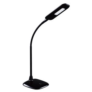 BRILLIANT schwarze Nele LED Tischleuchte | Touchdimmer | 3 Stufen Dimmer | Höhe: 63 cm | 6,5W  340 lm 6500K |  Kunststoff/Metall