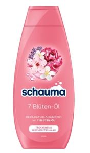 Schauma 7 Blossom Oil Repair Szampon regenerujący połysk 400 ml