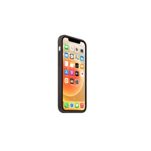 Apple Silikon MagSafe Hülle iPhone 12 / 12 Pro schwarz